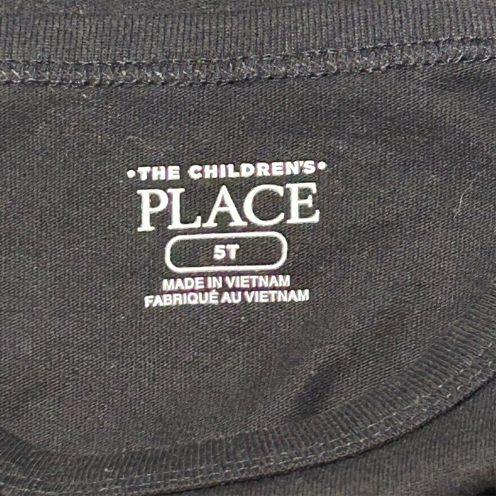 Children's Place Graphic Tee "Happy Kwanzaa" Long Sleeve Shirt Black Unisex 5T - Picture 8 of 11